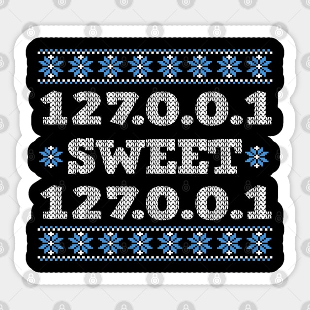 Funny Home Sweet Home Programmer Computer Nerd Sticker by Kuehni
